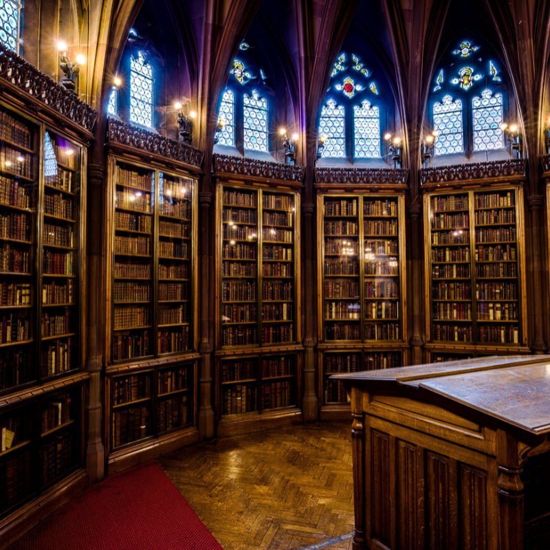 Représentation symbolique de la Bibliothèque des âmes