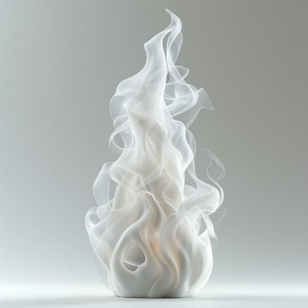 Flamme blanche d'éveil
