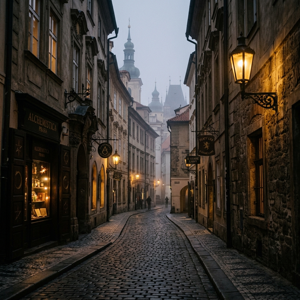 Ruelles brumeuses de Mala Strana